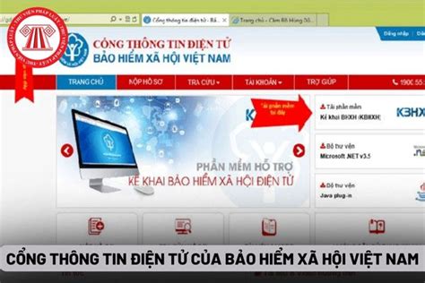 Cổng thông tin điện tử bảo hiểm xã hội Việt Nam .